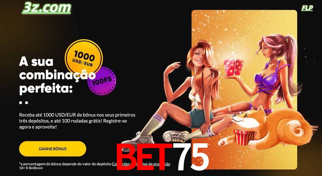 bet75 cassino online Brasil com promoção especial de depósito e jackpots