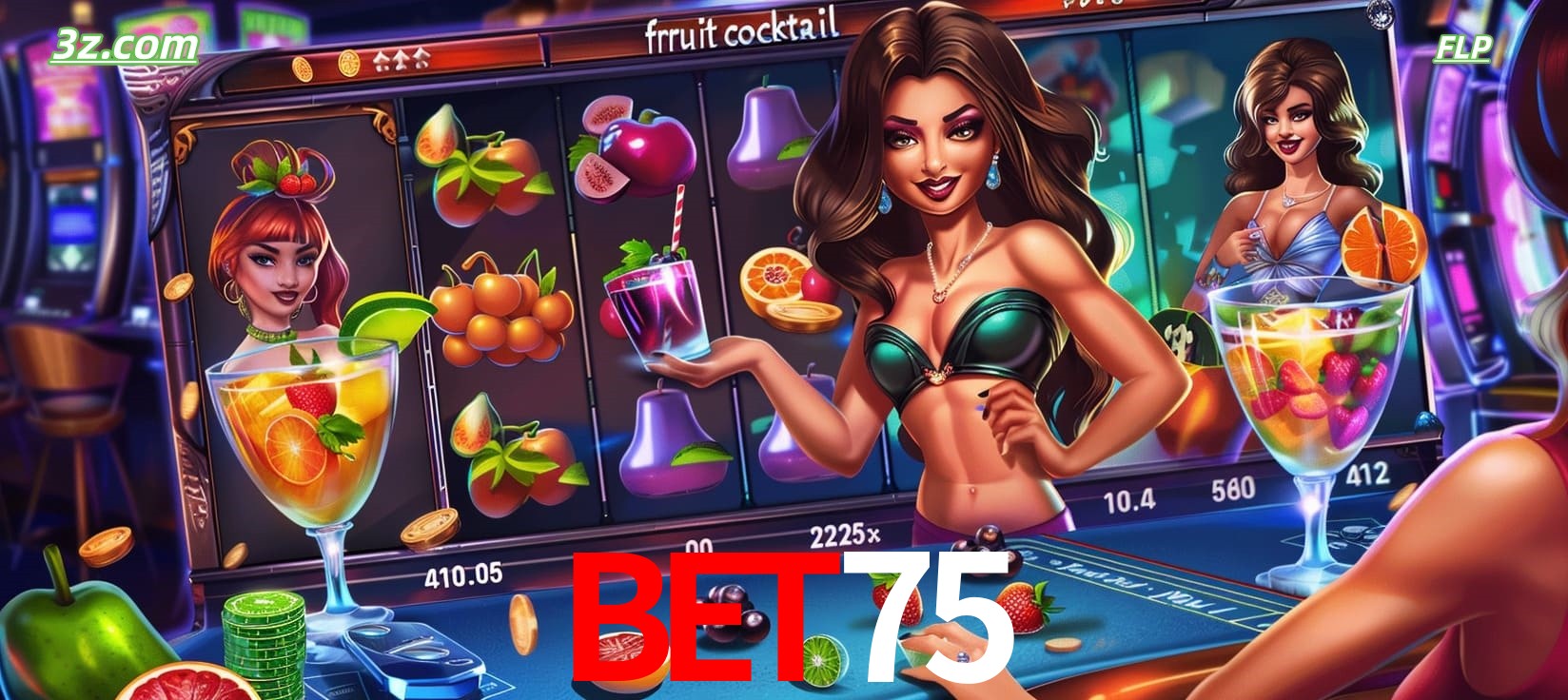 Cassino online bet75 Brasil com slot Fruit Cocktail divertido