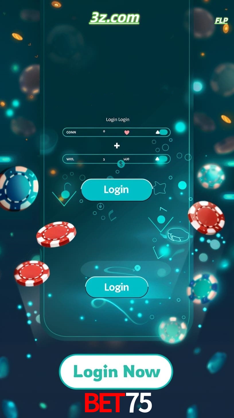 Tela de login do bet75 cassino online Brasil para apostas seguras e rápidas