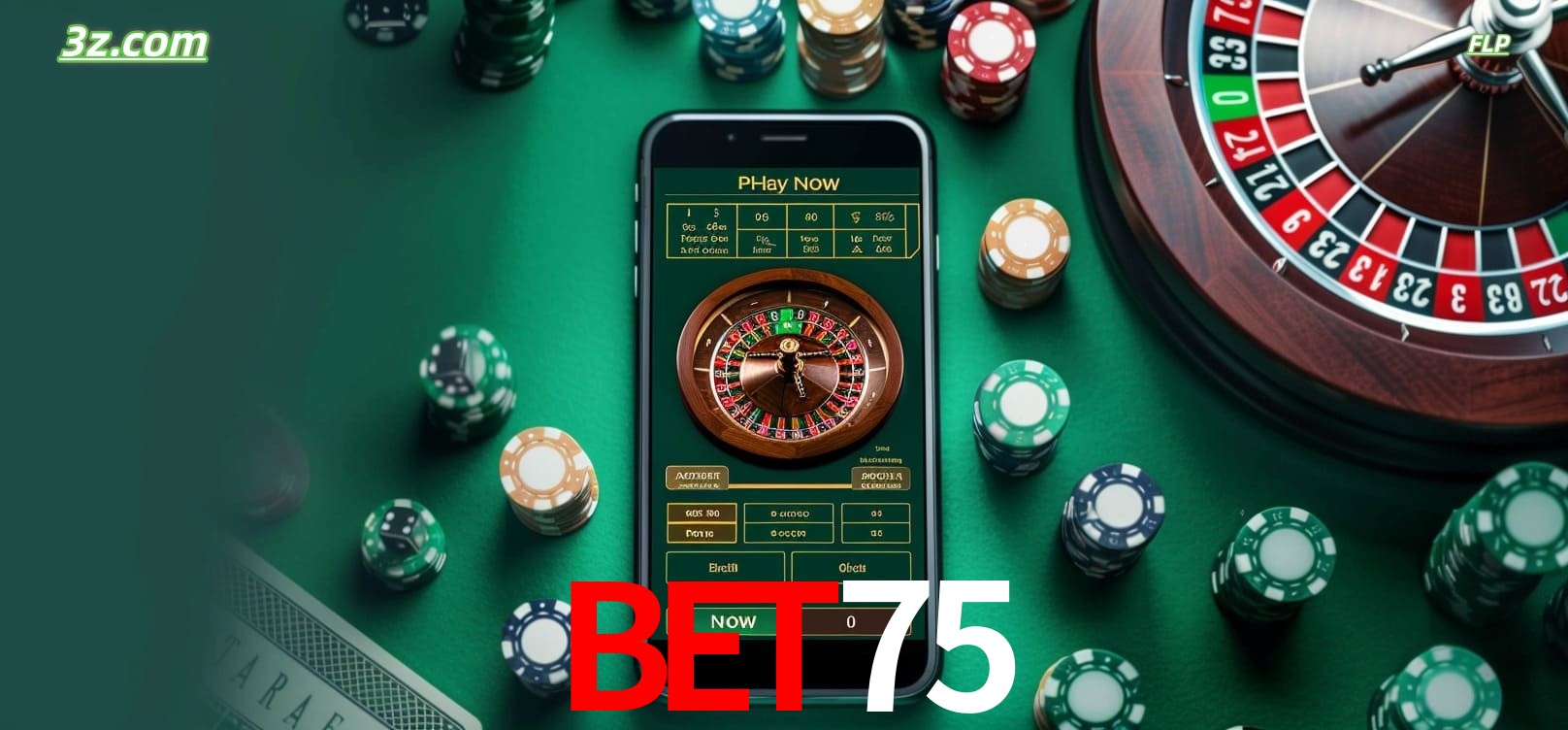 Roleta online no cassino bet75 disponível em celular e computador