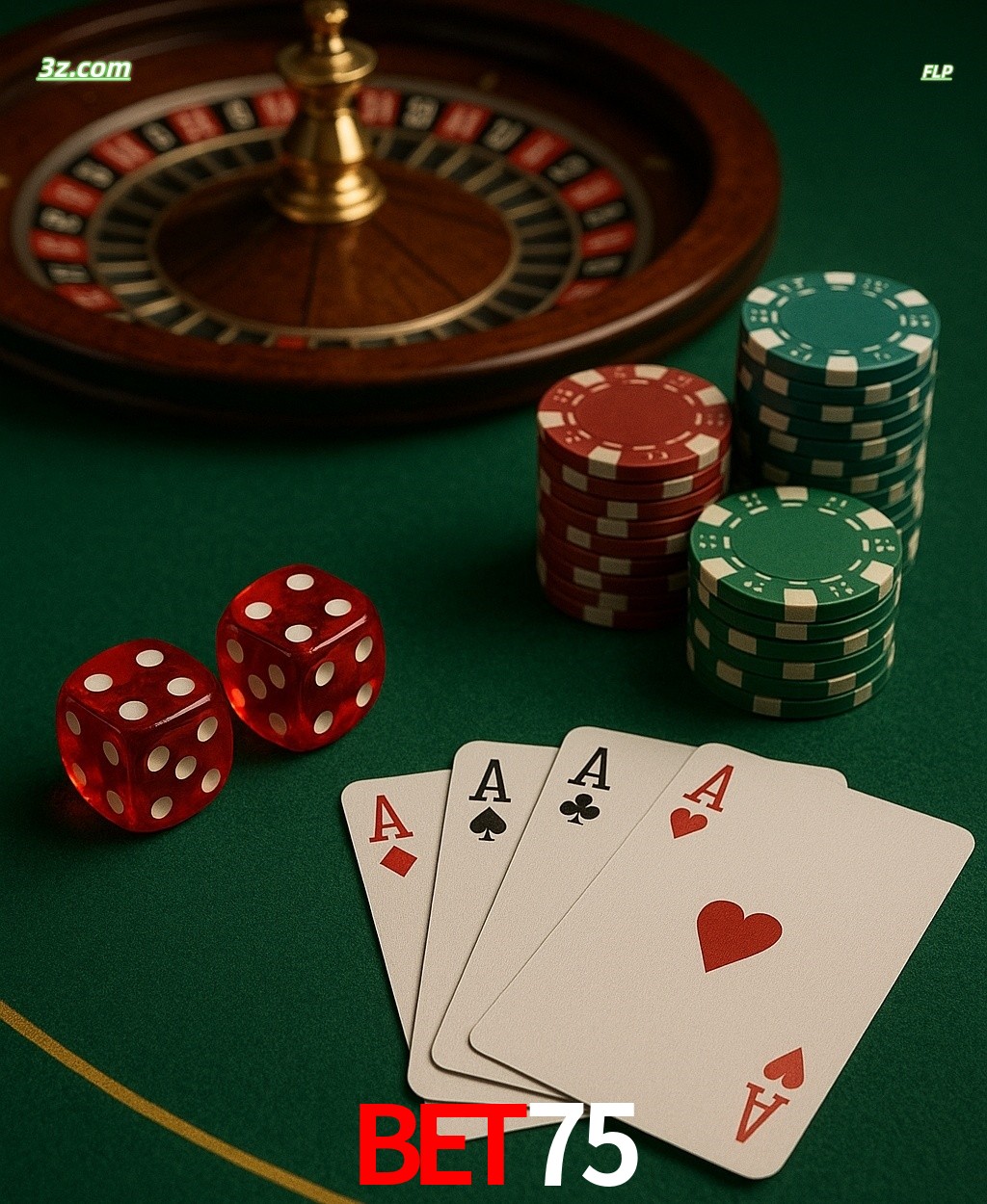 Cassino online bet75 com jogos de mesa: roleta, dados, pôquer e fichas